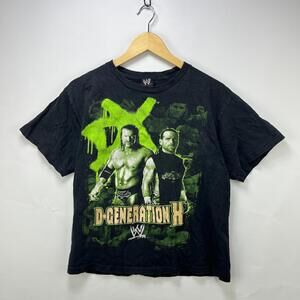 Vintage Y2K WWE DX Triple H Shawn Michaels T-Shirt Small